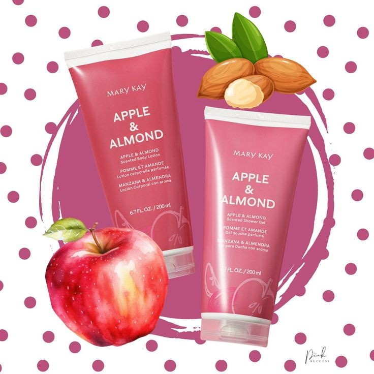 Set Gel de Ducha y Loción Corporal de Manzana/ Almendra.